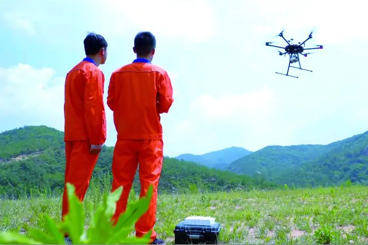 卫东无人机倾斜摄影巡检拍摄